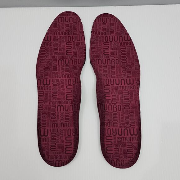 Munro Rourke Ankle Bootie Size 9 NARROW Tobacco Suede Side Zip Water Resistant - Picture 12 of 15